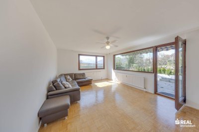 Terrassenwohnung mit Garten und traumhafter Aussicht in bester Lage von Mühlau