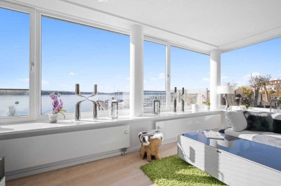 Exklusives Wohnen mit Fördepanorama! 
Eigentumswohnung mit Dachterrasse