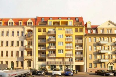 +++ 1-Zimmer-Apartment mit Balkon, EBK & Tiefgarage - Effizienzklasse A im Herzen von Striesen +++