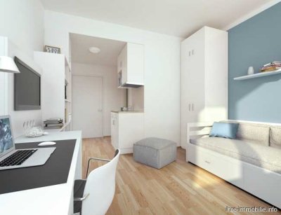 Hamburg-Harburg: Möbliertes 1-Zimmer-Appartement in gepflegter Studentenwohnanlage, Fahrstuhl uvm.