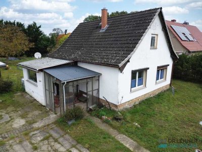 Wohnen im Grünen – Einfamilienhaus mit großzügigem Grundstück in Plattenburg OT  Krampfer