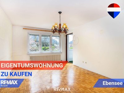 Gut geschnittene Zweizimmer-Eigentumswohnung in Ebensee - Zweitwohnsitznutzung möglich!