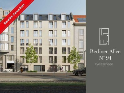 RENDITEGARANTIE: Berliner Allee: ERSTBEZUG im NEUBAU - ab 2024: 1-Zi-Whg mit 22 m² - VHS 4. OG