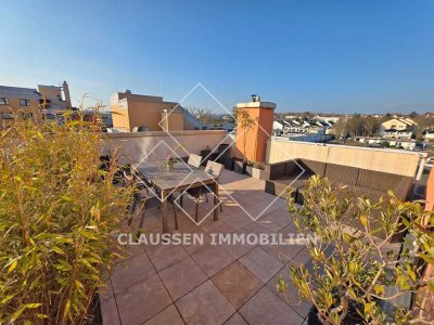 Charmante Maisonette-Wohnung mit großer sonniger Dachterrasse  in Wiesbaden-Nordenstadt