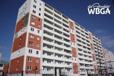 1-Raum-Wohnung mit Wannenbad, großem Balkon und tollem Ausblick