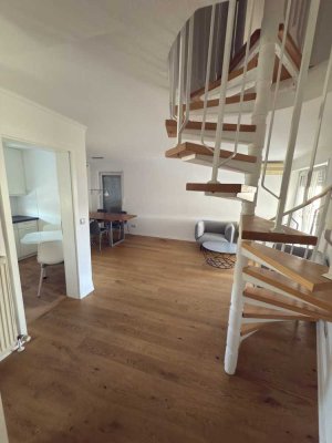 3-Zimmer-Maisonette-Wohnung mit Balkon und Einbauküche in Frankfurt
