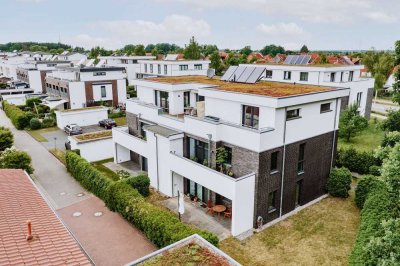 Moderne Erdgeschosswohnung mit  großer Terrasse & Garten