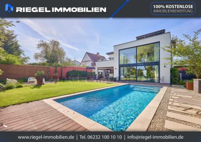 Sie hier? Wir auch! Luxuriöses Zuhause mit beheiztem Swimmingpool – Rarität in Speyers Bestlage