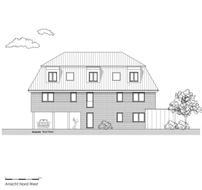 Erstbezug ab 01.10. – 5. Moderne 2-Zimmer-Dachgeschoss-Neubauwohnung mit Balkon & Einbauküche
