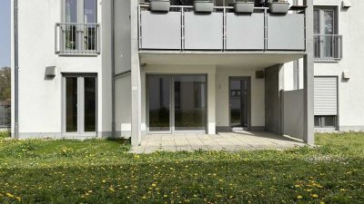 Großzügige, gut geschnittene 3-Zimmer-Terrassenwohnung (A+)  mit Süd-Ausrichtung
in Mühlhof in grün