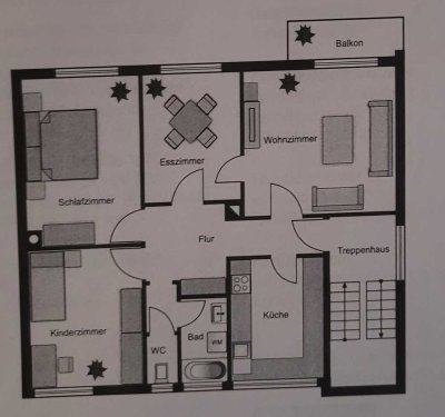 4-Zimmer Wohnung mit 98 m² in Ludwigsburg