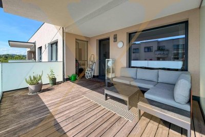 Traumhafte 2-Zimmer-Wohnung mit hochwertiger Einbauküche und sonniger Terrasse in Leonding zu vermieten!