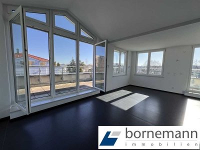 N-Nord! Ansprechendes Penthouse, 5 Zi., 166 m², große Dachterrasse + 2 TG!