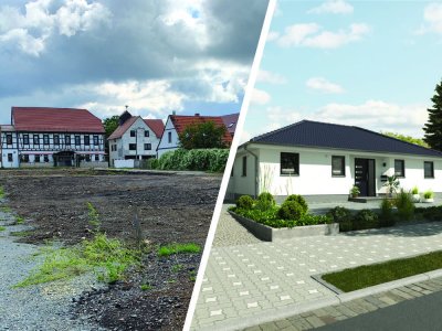 Der Bungalow mit der charmanten Form – ausgefallen und praktisch in Dienstedt
