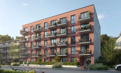 Erstbezug: Moderne 2-Zimmer-Wohnung mit Balkon im 3. OG in Hamburg-Eimsbüttel