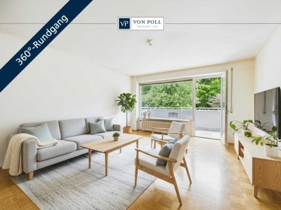 Ruhig wohnen in der Gartenstadt mit Balkon & Garage