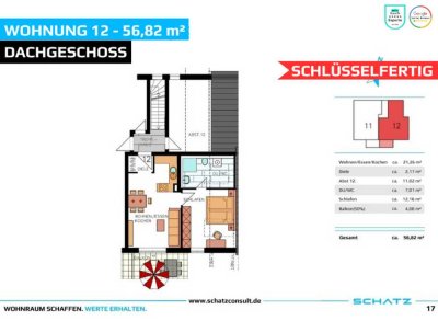 �5%AfA�Modern-Nachhaltig-Exklusiv l 2-Zimmer Neubauwohnung mit Balkon� l 12