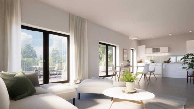 Erstbezug! Helle Dachgeschosswohnung mit großer Sonnenterrasse