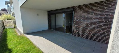 Exklusives Wohnen in Kernstadtnähe: Moderne 3-Zimmer-Wohnung mit Terrasse, Garten und barrierefreiem