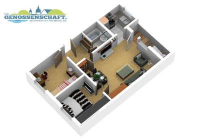 Viel Platz für große Träume - 3RW mit großem Kinderzimmer, Balkon und Badewanne