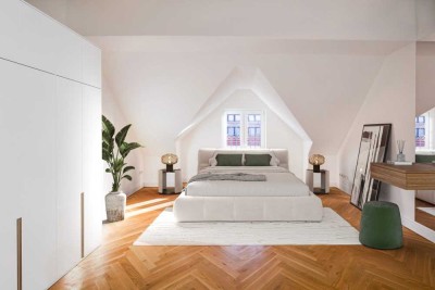 Penthousewohnung mit Blick auf den Fernsehturm