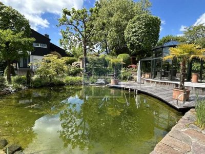 Stilvolle Doppelhaushälfte mit Traumgarten in Obersdorf
