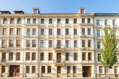 +++ Moderne 3-Zimmer-Wohnung mit Gründerzeitcharme und Balkon im Herzen der Leipzig-Südvorstadt +++