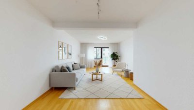 Hochparterre-Wohnung mit Loggia und Tiefgaragenplatz