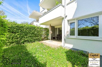 Moderne Erdgeschosswohnung mit eigenem Garten