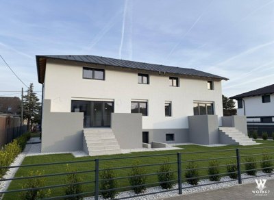 Exklusives Neubau-Doppelhaus mit Keller &amp; 210 m² Gesamtnutzfläche