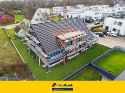 Moderne-Doppelhaushälfte in der beliebten Klimaschutzsiedlung „In den Emswiesen“ in Rietberg-City!