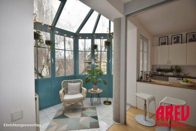 OFFENE 3-ZIMMER-WOHNUNG MIT PANORAMAFENSTER - NEUE KÜCHE !!