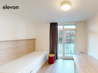Voll möbliert und in bester Lage - Stilvoll eingerichtetes 1-Zimmer-Apartment im elevon!