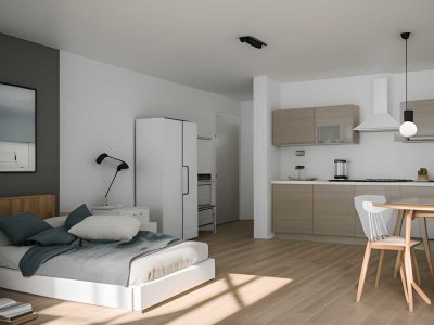 Neubau-Erstbezug! Stilvolle 1-Zimmer-Wohnung in zentraler Lage