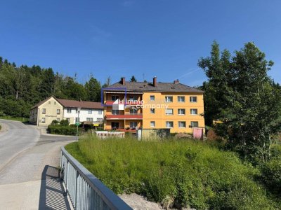 Sanierungsbedürftige 2-Zimmer-Wohnung mit Balkon und Grünblick – 2. Obergeschoss in Afflenz-Kurort