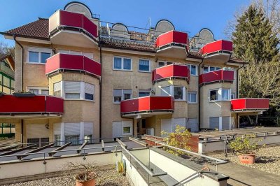 Wohnen auf 2 Ebenen: 3-Zimmerwohnung mit Balkon und Garage in Hoffnungsthal!