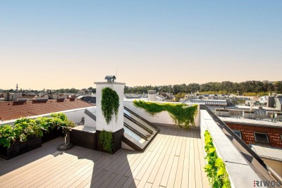 Traumblick mit rund 45m² Dachterrasse I Ruhelage I Klimaanlage I DG-Maisonette I Nähe Obkirchermarkt, Sievering und Grinzing