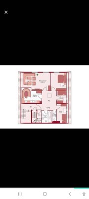 Neue 4-Zimmer Dachwohnung mit Einbauküche und Parkplätzen