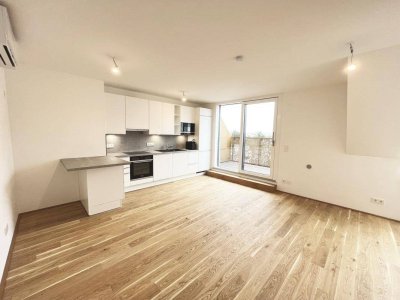 BEL ATRIUM- klimatisierte 2 Zimmer Wohnung- im Dachgeschoss - mit Terrasse