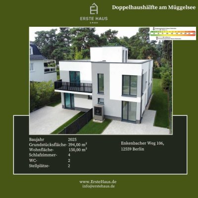 Doppelhaushälfte 150 m², 4 SZ, A+, Dachterrasse - provisionsfrei