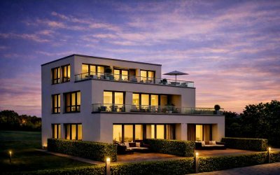 Exklusive Neubau-Gartenwohnung mit Südterrasse | Ruhrtal Terrassen | Bochum-Stiepel
