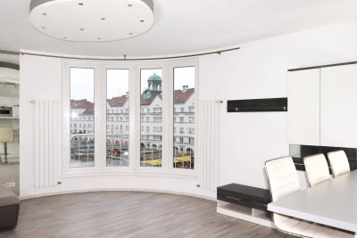 Moderne 2-Zimmer-Wohnung mit moderner Wohnküche und Weitblick
