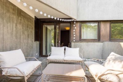 Neu möblierte, ruhige Terrassenwohnung inkl. Schwimmbad im Haus