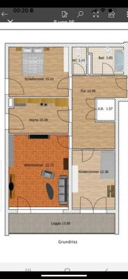 Moderne 3,5 Zimmer Wohnung mit Balkon und TG in Bamberg