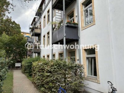 Tauschwohnung: Hinterhof 2 Zimmer Wohnung in Dresden Neustadt