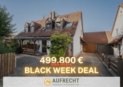 A U F R E C H T °BLACK WEEK DEAL° charmante DHH mit großzügigem Grundstück