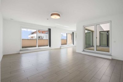 Gebotsverfahren: Außergewöhnliche Penthouse-Wohnung mit Dachterrasse und Atrium