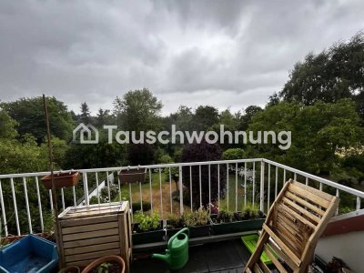 Tauschwohnung: Wunderschöne DG-Wohnung mit Terasse und Blick ins Grüne