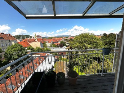3-Zimmer-Wohnung mit Balkon und Schlossbergblick - ab 1.2.2026 für ca. 6 Monate zu vermieten
