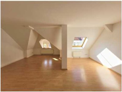 1-Zimmer-Dachgeschosswohnung in der Leipziger Südvorstadt